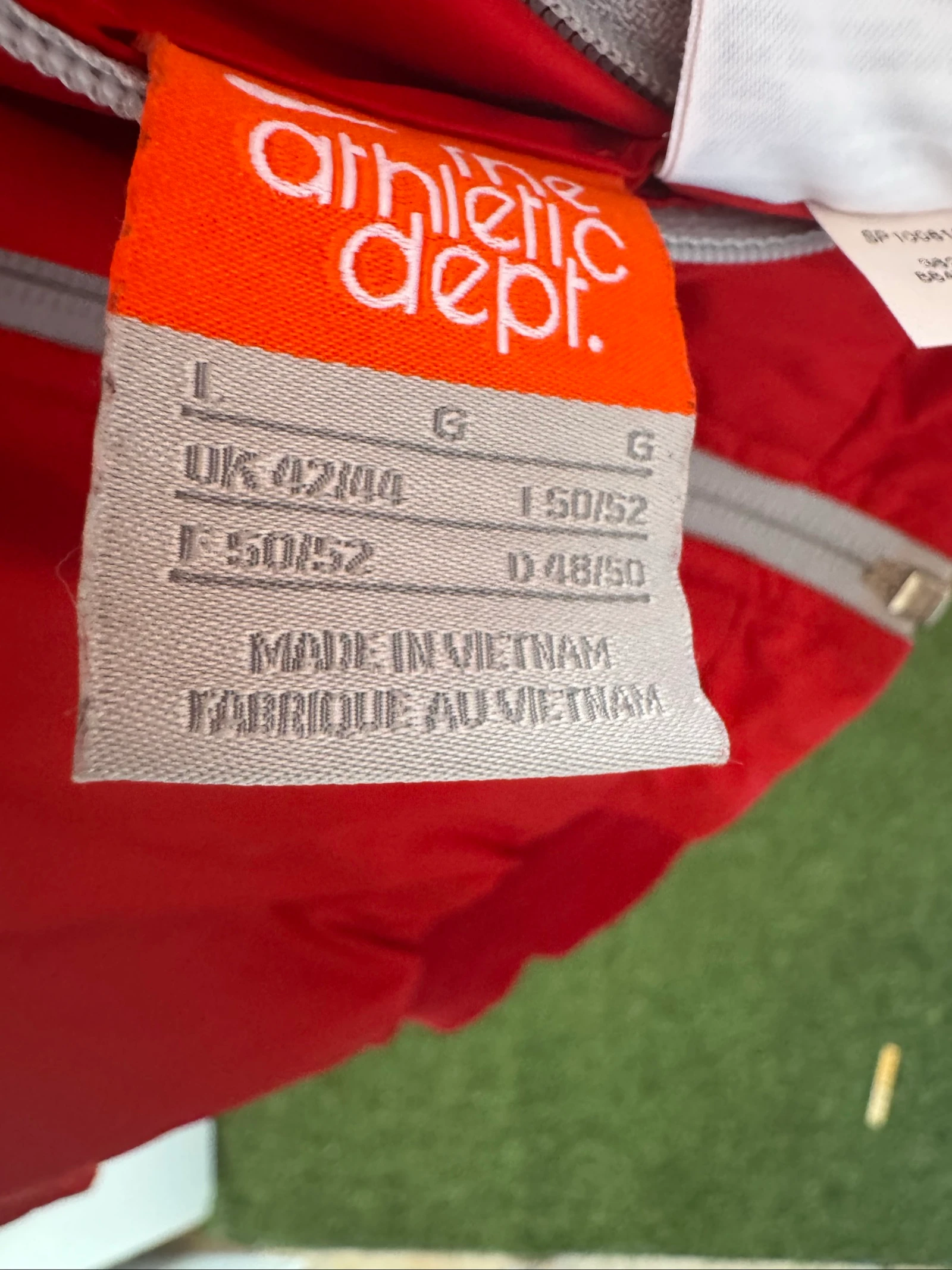 Jaqueta cortavento Nike reversível vintage tamanho G Athletic Dept retro – photo 6
